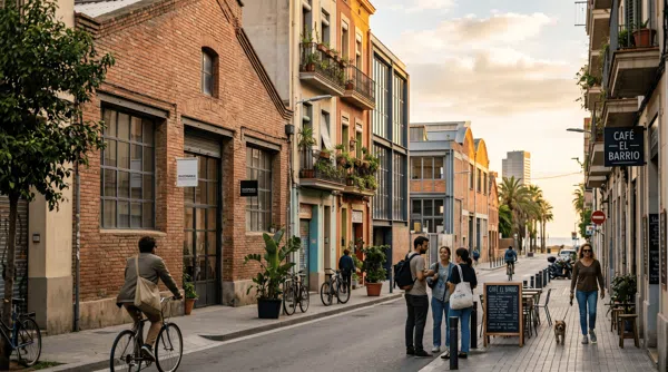 Poblenou — neighbourhood context for Design Museum (Museu del Disseny)